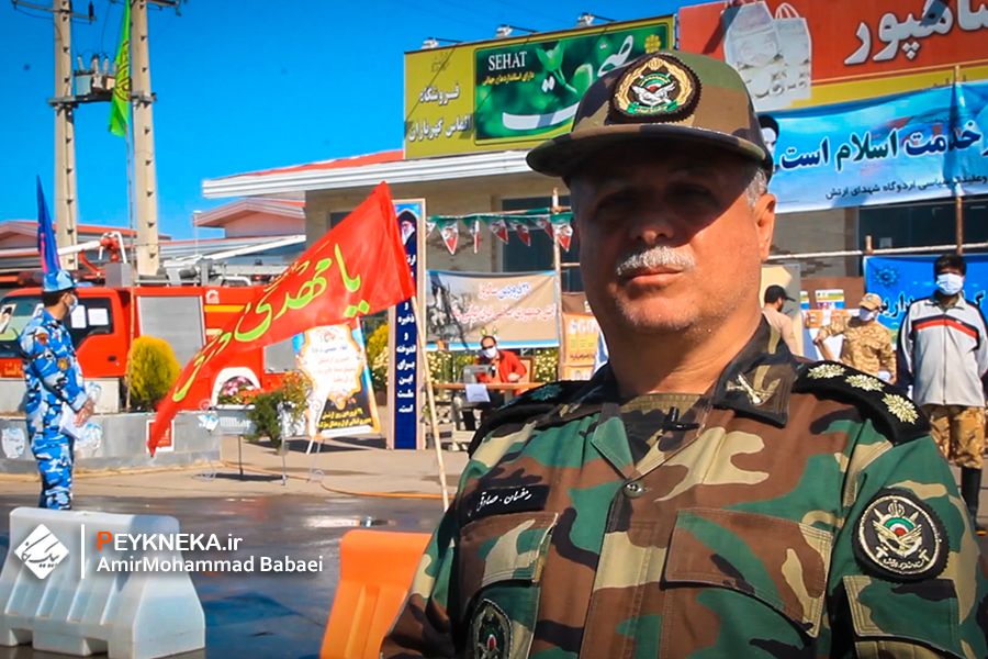 اجرای طرح ایستگاه سلامت و ضدعفونی خودروهای عمومی توسط ارتش در نکا