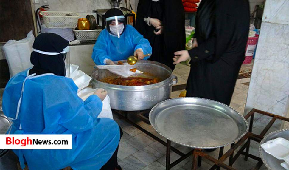 پخت و توزیع ۱۰ هزار پرس غذای گرم میان نیازمندان نکایی