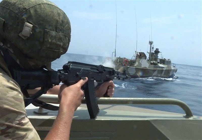 رزمایش مشترک دریایی روسیه و سوریه در بندر “بانیاس”