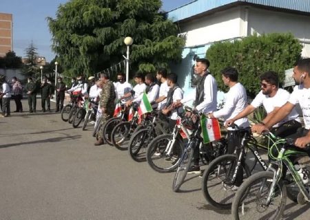استارت تور دوچرخه سواری سردار سلیمانی از نکا