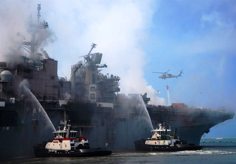 سی‌ان‌ان: آثار آتش‌سوزی‌های گسترده سال‌ها در ناوگان دریایی آمریکا احساس خواهد شد