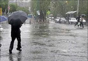 آغاز بارش‌های رگباری در مازندران