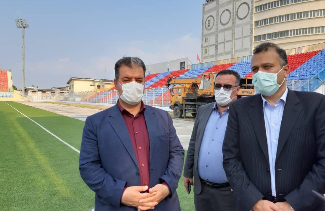 آغاز عملیات اجرایی بازسازی استادیوم شهید وطنی قائم‌شهر