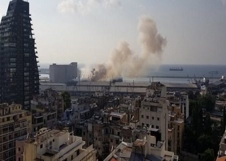انفجار در انبار نفت کوره در بیروت