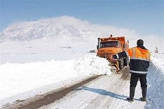 ارتفاع برف در مازندران به ۷۰ سانتیمتر رسید