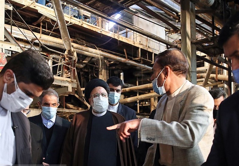 بازدید رئیس قوه قضائیه از مجتمع فولاد ارومیه
