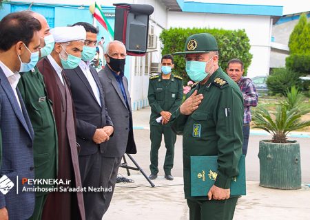 گزارش تصویری | تکریم و معارفه فرماندهان سپاه شهرستان نکا در یک نگاه