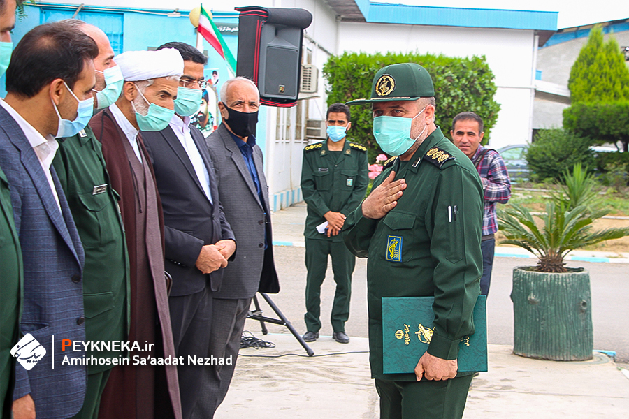 گزارش تصویری | تکریم و معارفه فرماندهان سپاه شهرستان نکا در یک نگاه