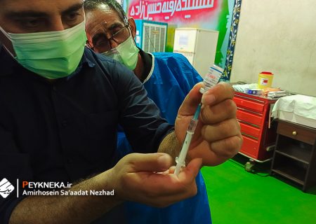 گزارش تصویری | افتتاح مرکز جدید واکسیناسیون کرونا به همت بسیج در نکا