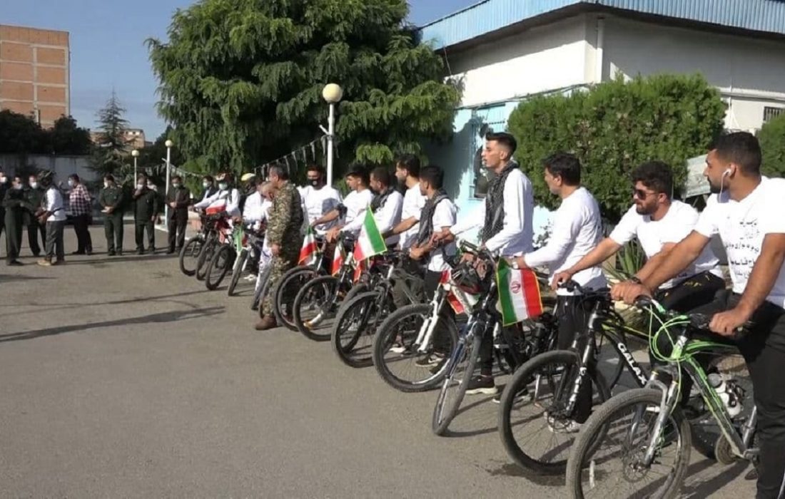 استارت تور دوچرخه سواری سردار سلیمانی از نکا