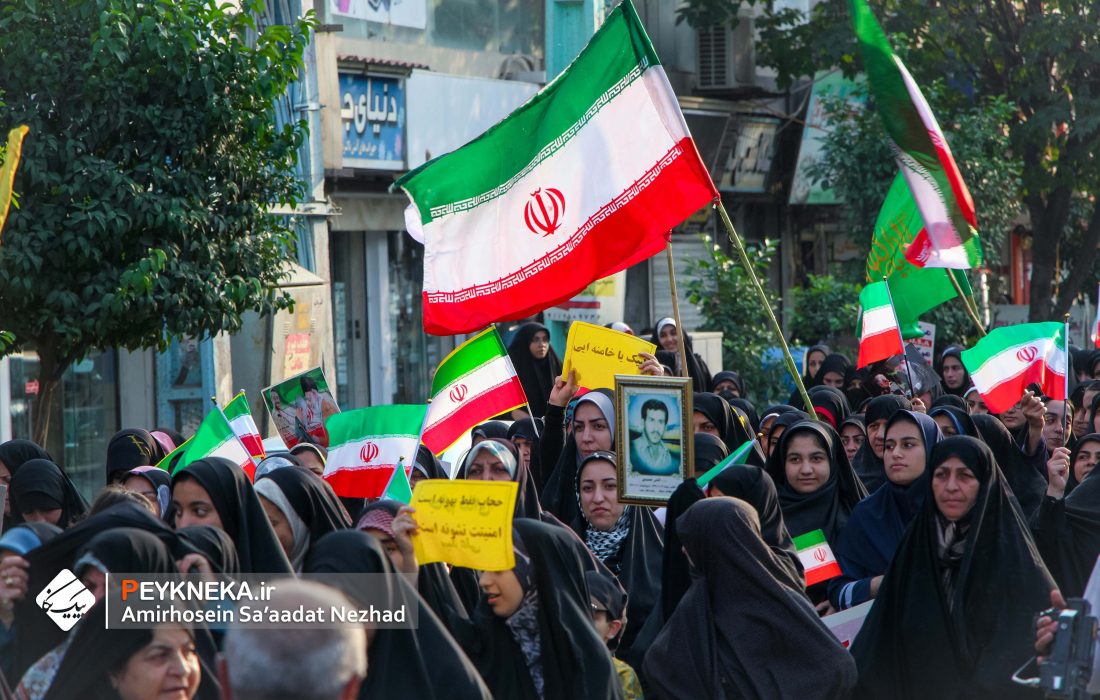 گزارش تصویری | اجتماع بانوان ایران با حضور گسترده بانوان شهرستان نکا