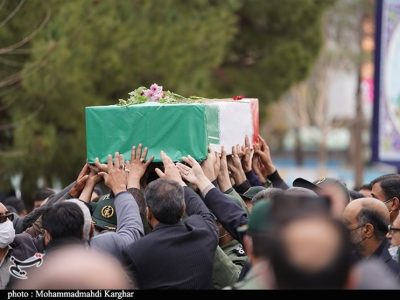 مراسم تشییع سرهنگ پاسدار+گزارش تصویری کامل