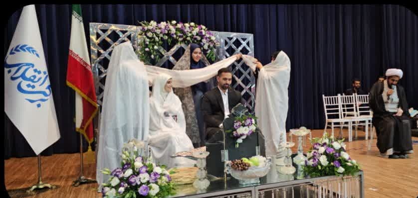 📸آیین ازدواج ۱۴ زوج جوان همزمان با سالروز ازدواج امام علی(ع) و حضرت فاطمه(س)+گزارش تصویری کامل