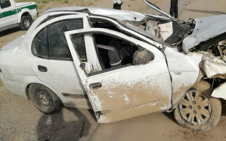 مصدومیت ۸ نفر براثر تصادف پژو ۲۰۷ و تیبا در محور نکا – گهرباران