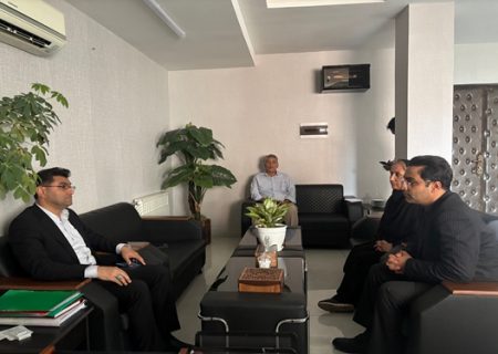 دیدار مدیرکل دامپزشکی مازندران با فرماندار نکا