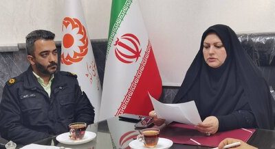 انعقاد تفاهمنامه همکاری اداره بهزیستی نکا با نیروی انتظامی شهرستان
