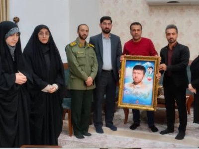 دیدار صمیمانه دانشجویان بسیجی دانشگاه پیام نور نکا با خانواده شهید صفرعلی زائر اومالی برگزار شد