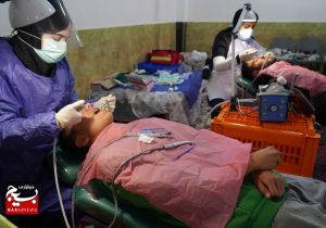 کاروان سلامت پزشکی و دندانپزشکی جهادی به منطقه هزارجریب نکا، روستای کلارودبار رسید