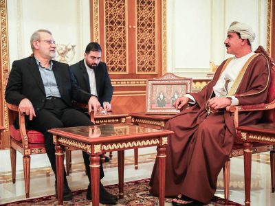 دیدار علی لاریجانی با وزیر دفتر سلطنتی عمان