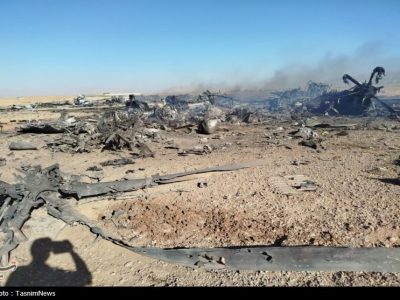 تصاویر انهدام پرنده‌های متجاوز آمریکایی